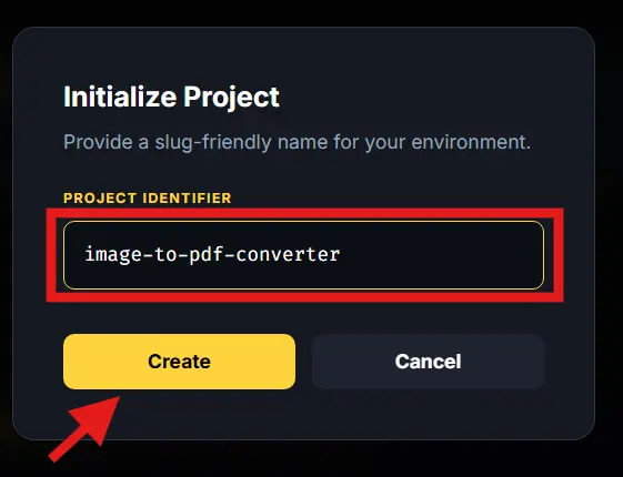 Name Your HTML to EXE Project